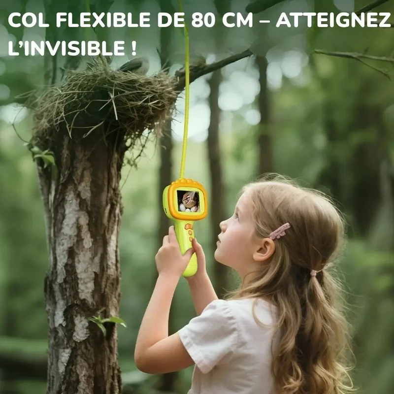 Microscope de Poche Enfant Caméra Flexible Étanche IP67 – Dès 4 Ans