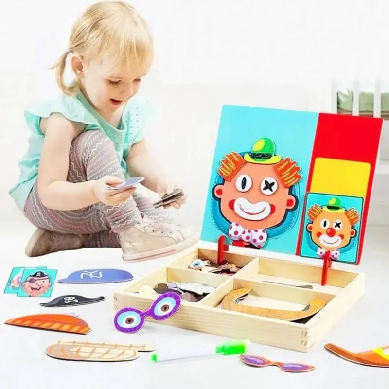 Puzzle Magnétique Montessori – Facial Puzzle™