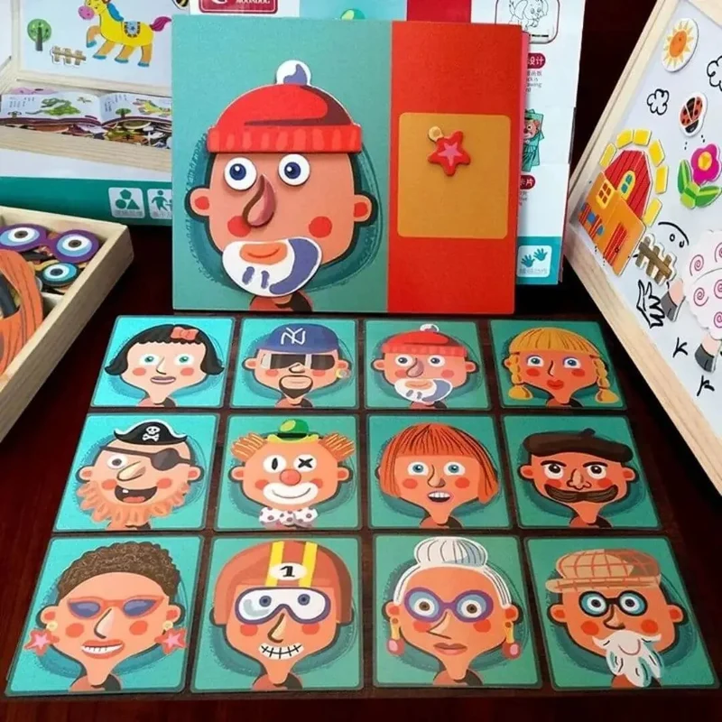 Puzzle Magnétique Montessori – Facial Puzzle™