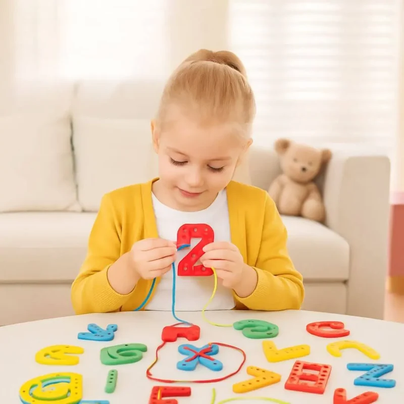 Jeu en bois Montessori - Rope Letter™