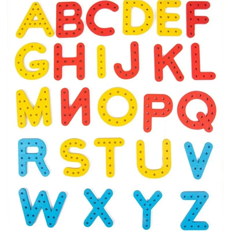 Jeu en bois Montessori - Rope Letter™