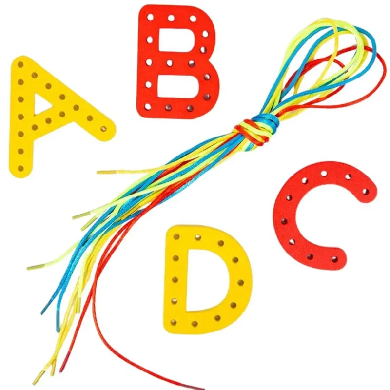 Jeu en bois Montessori - Rope Letter™