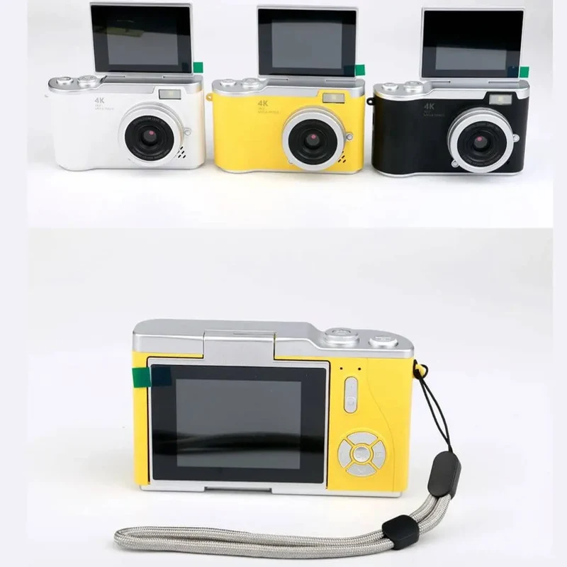 Appareil Photo Enfant 4K HD 48MP avec Écran Rotatif 180° – PixyCam™