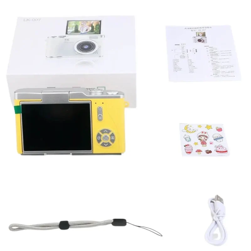 Appareil Photo Enfant 4K HD 48MP avec Écran Rotatif 180° – PixyCam™