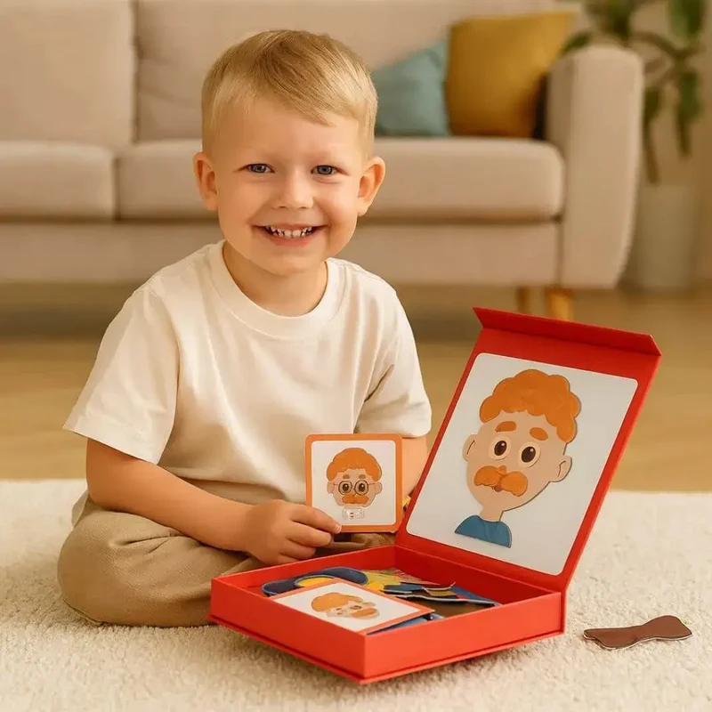 Puzzle Enfant 3 Ans Magnétique – Change Face™