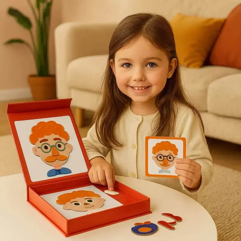 Puzzle Enfant 3 Ans Magnétique – Change Face™
