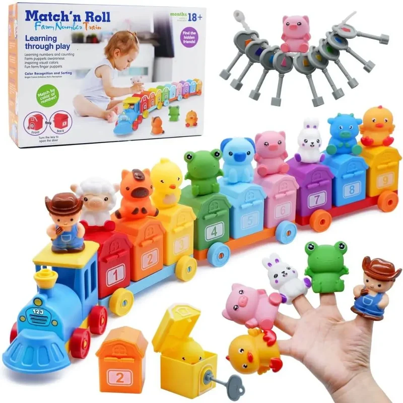 Train Jeu Montessori 2 ans : Match’n Roll™