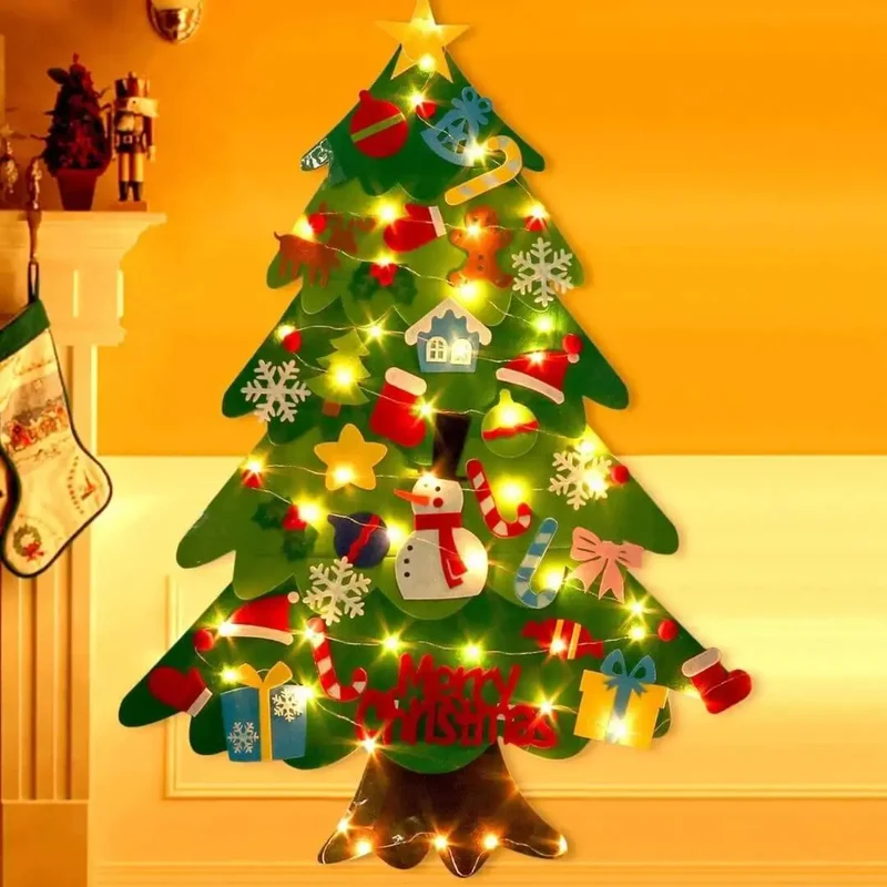 Sapin de Noël en Feutre Montessori – MagiNoël™