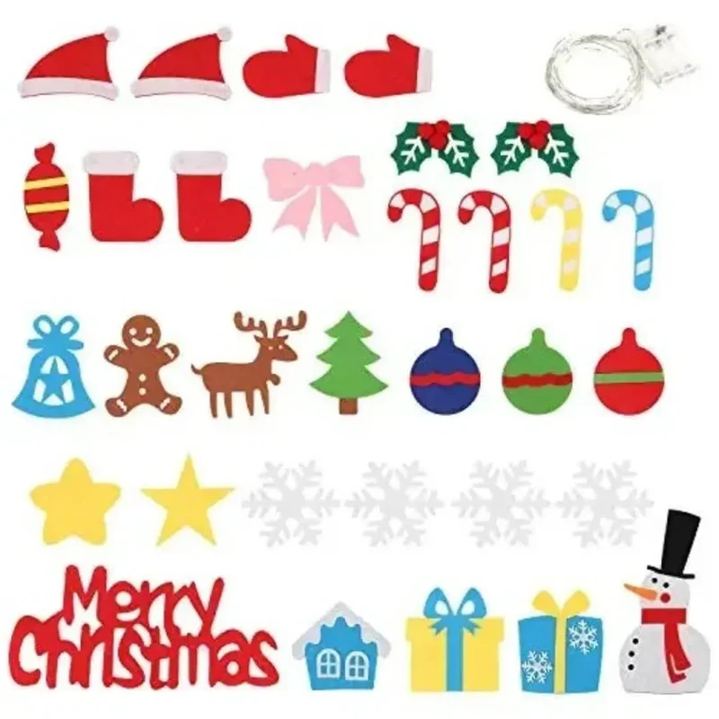 Sapin de Noël en Feutre Montessori – MagiNoël™