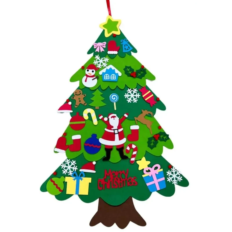 Sapin de Noël en Feutre Montessori – MagiNoël™