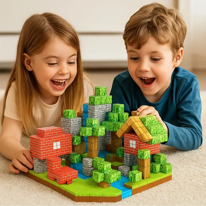 Jeu de construction magnétique – PixelWorld™