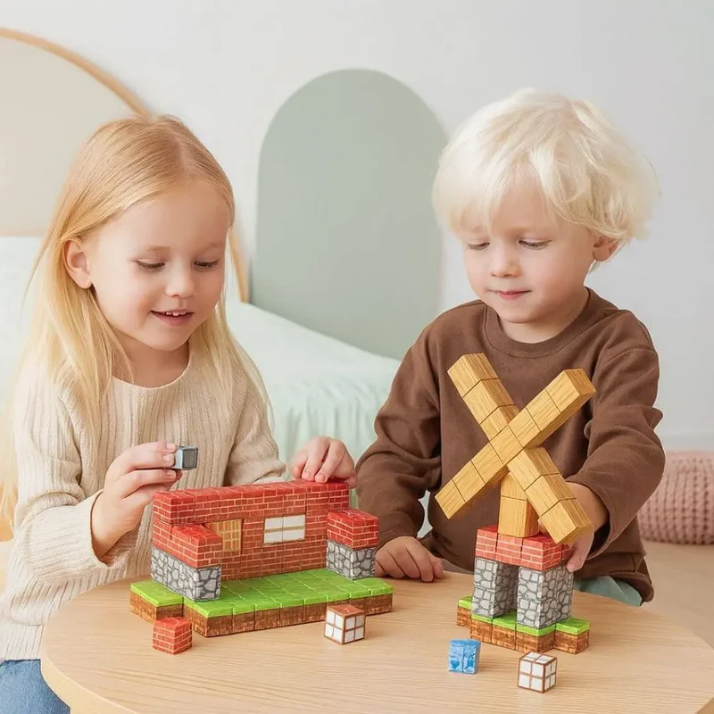 Jeu de construction magnétique – PixelWorld™