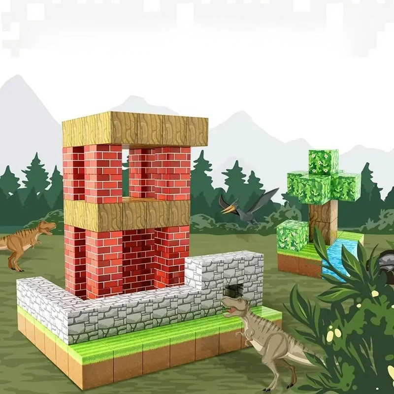 Jeu de construction magnétique – PixelWorld™