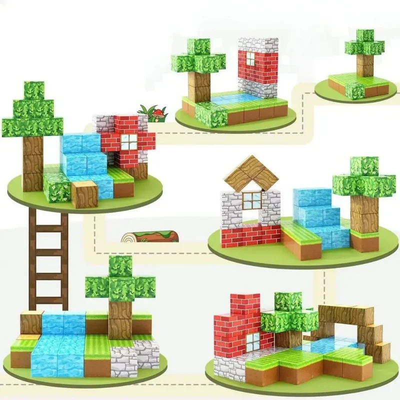 Jeu de construction magnétique – PixelWorld™