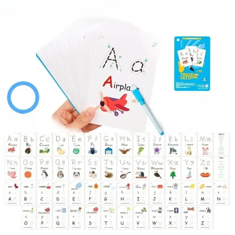 Livret Effaçable Lettres & Chiffres - TracéFacile™