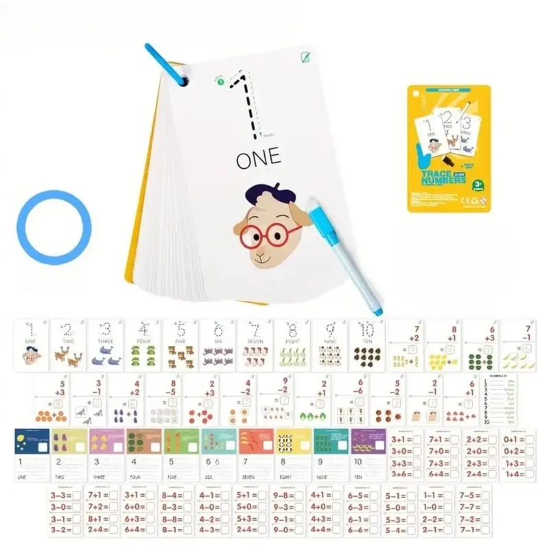 Livret Effaçable Lettres & Chiffres - TracéFacile™