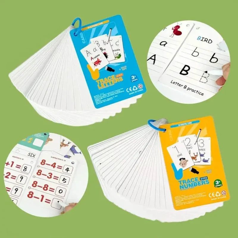 Livret Effaçable Lettres & Chiffres - TracéFacile™