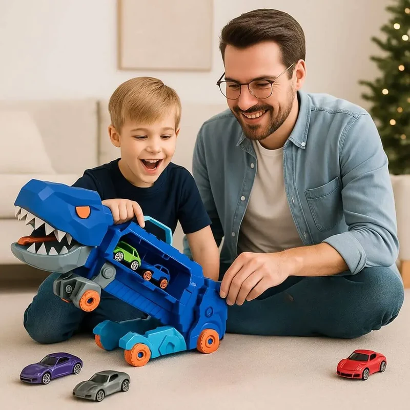 Jouet Camion Dinosaure 3-en-1 – DinoRex Truck™