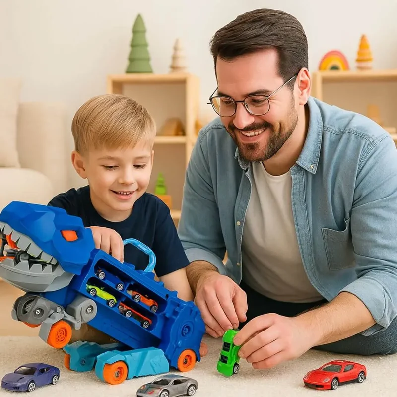 Jouet Camion Dinosaure 3-en-1 – DinoRex Truck™