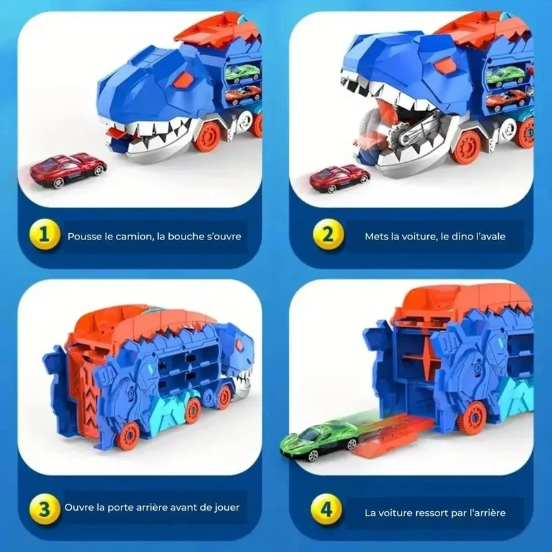 Jouet Camion Dinosaure 3-en-1 – DinoRex Truck™