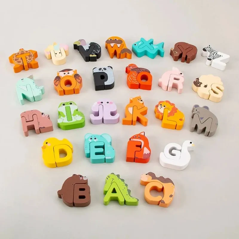 Puzzle en bois alphabet – ABCPlay™