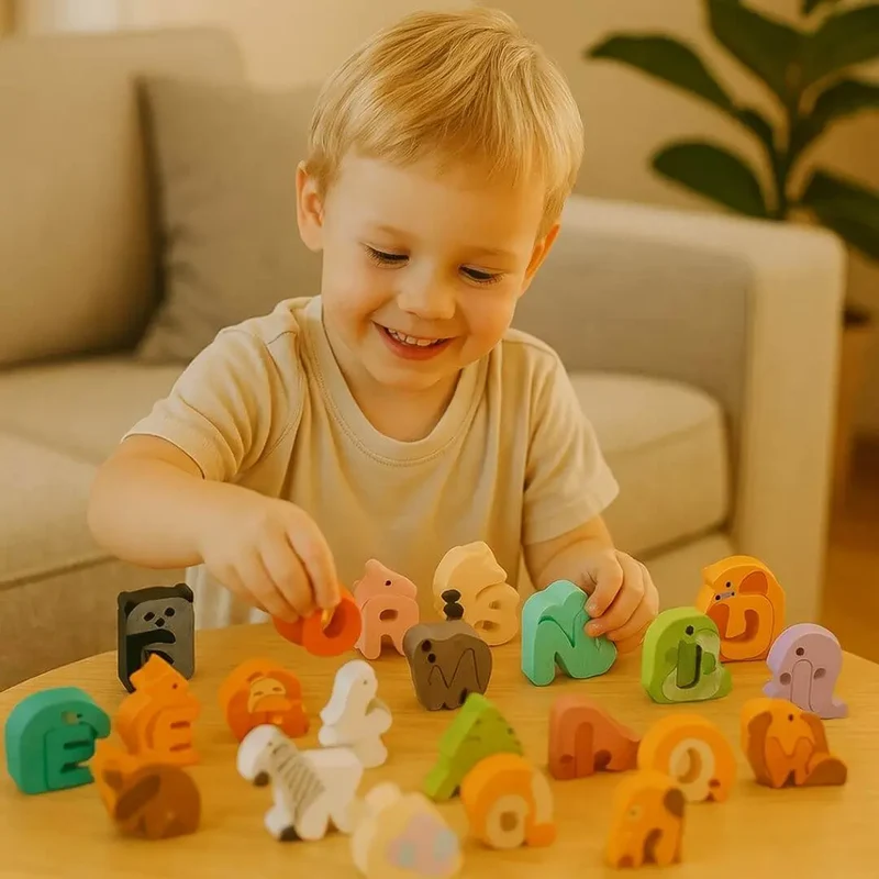 Puzzle en bois alphabet – ABCPlay™