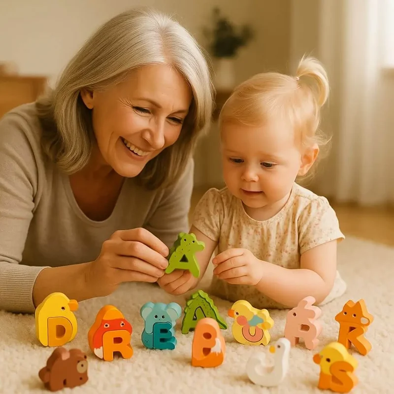 Puzzle en bois alphabet – ABCPlay™