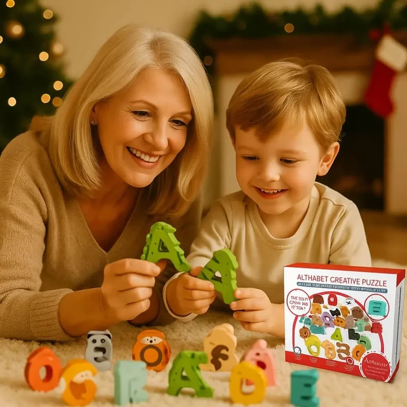 Puzzle en bois alphabet – ABCPlay™