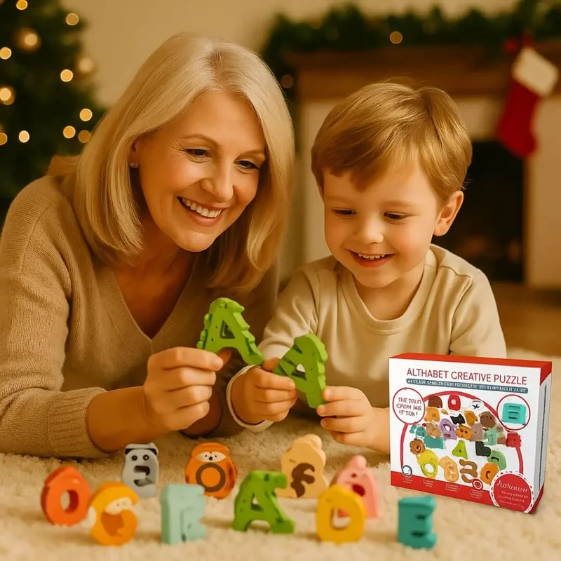 Puzzle en bois alphabet – ABCPlay™