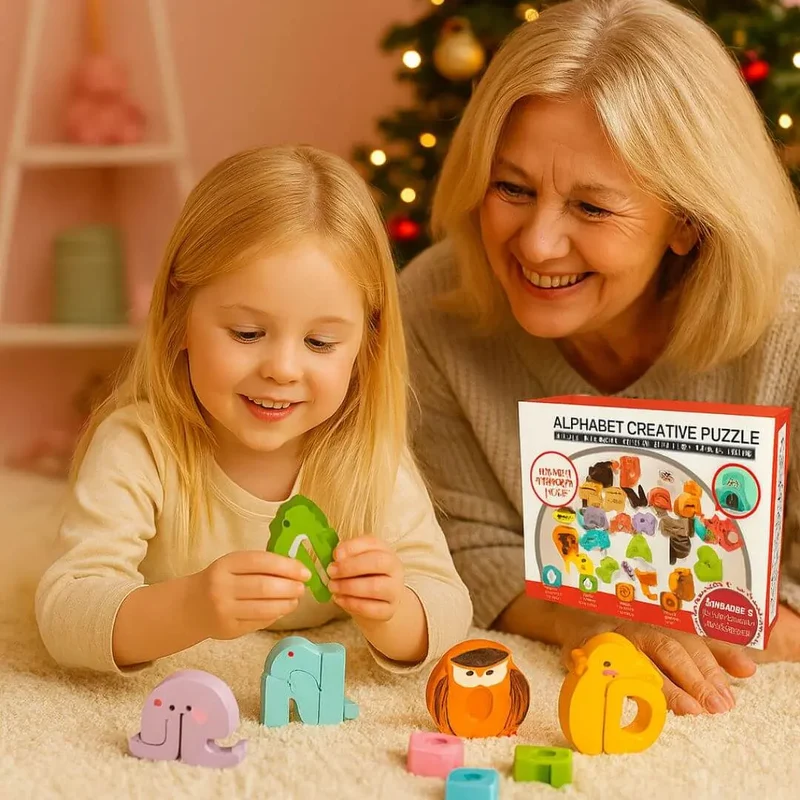 Puzzle en bois alphabet – ABCPlay™