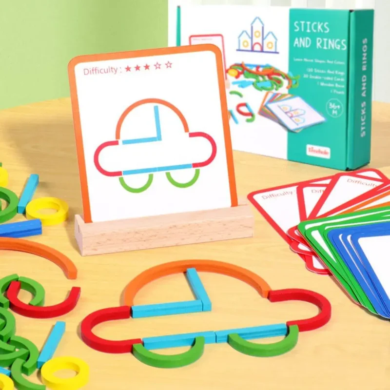 Puzzle Enfant Montessori - Sticks & Rings™