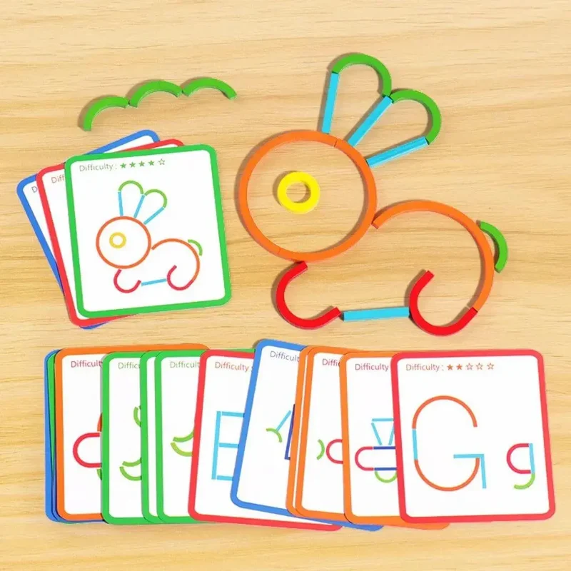 Puzzle Enfant Montessori - Sticks & Rings™