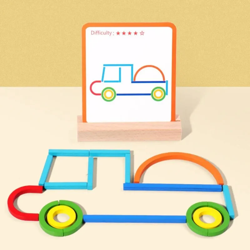 Puzzle Enfant Montessori - Sticks & Rings™