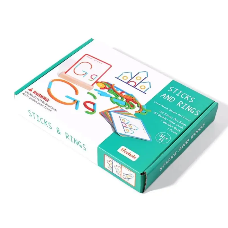 Puzzle Enfant Montessori - Sticks & Rings™