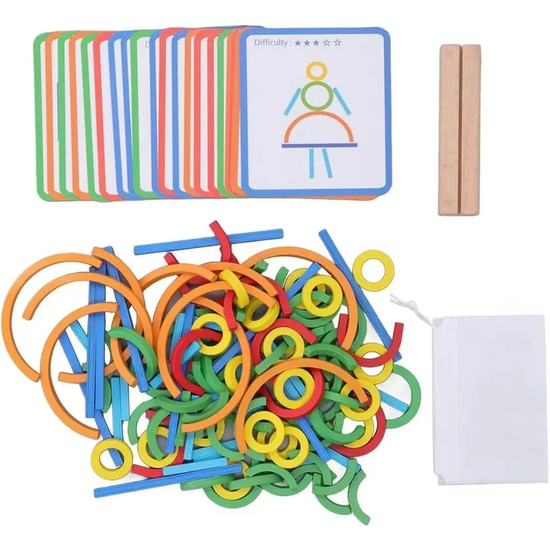 Puzzle Enfant Montessori - Sticks & Rings™