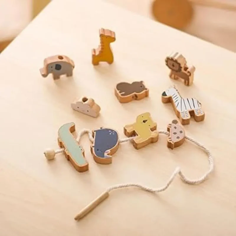 Jouet en Bois Bébé Équilibre Animaux – BalanceZoo™