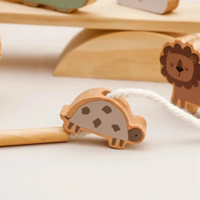 Jouet en Bois Bébé Équilibre Animaux – BalanceZoo™