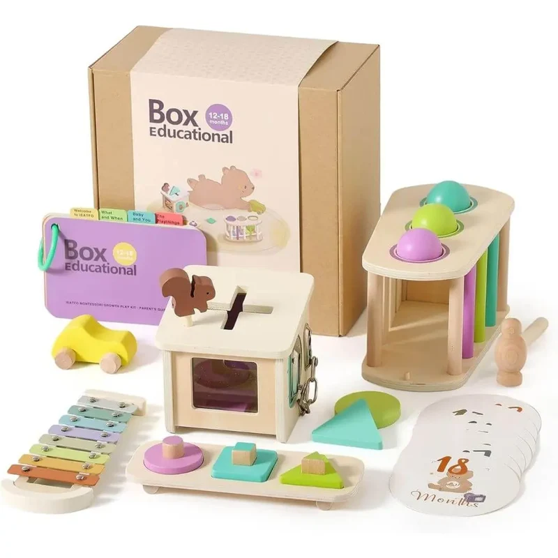 Coffret Montessori Bébé 12-18 mois – PlayBox™