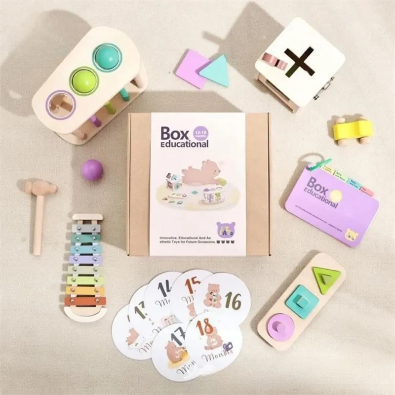 Coffret Montessori Bébé 12-18 mois – PlayBox™