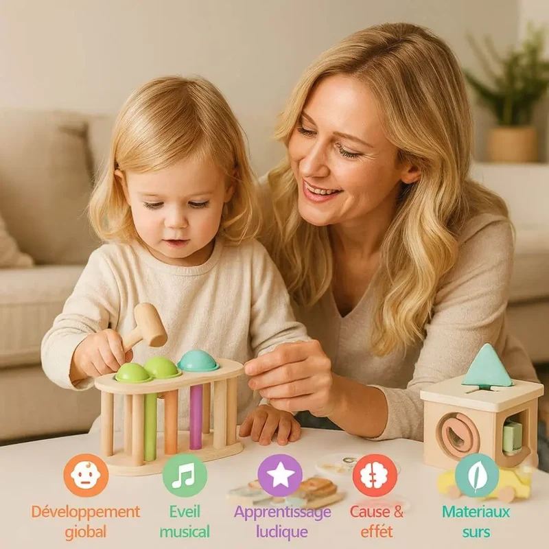 Coffret Montessori Bébé 12-18 mois – PlayBox™