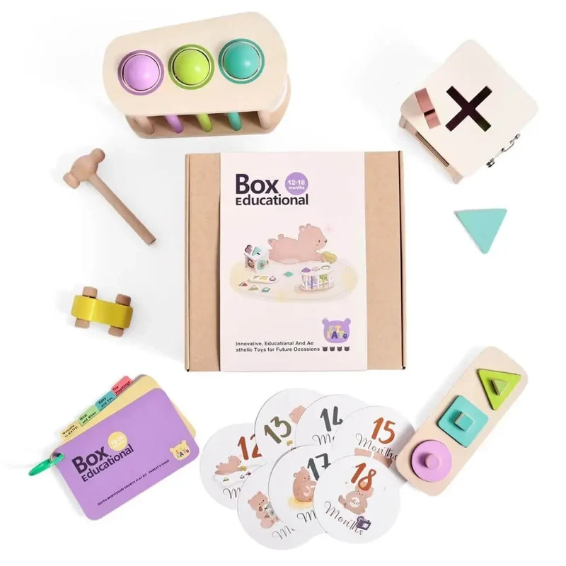 Coffret Montessori Bébé 12-18 mois – PlayBox™