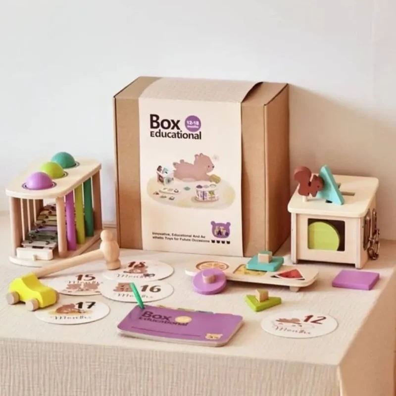 Coffret Montessori Bébé 12-18 mois – PlayBox™