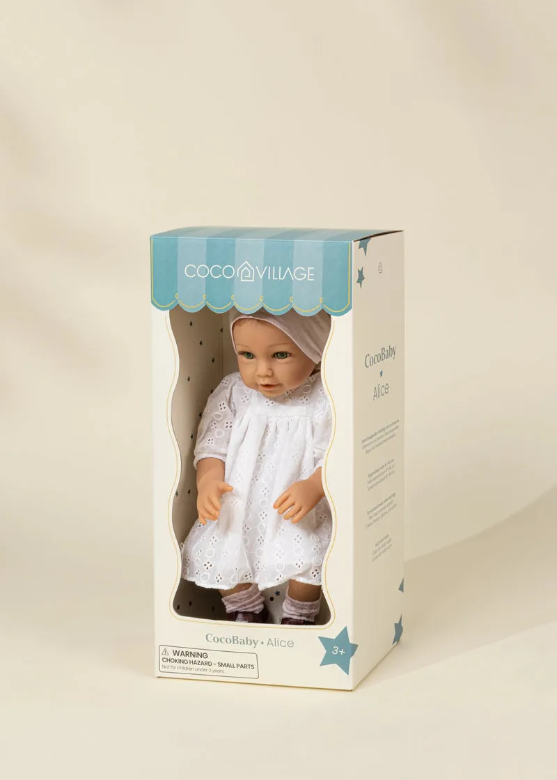 CocoBaby Alice – 18" (46 cm) Baby Play Doll