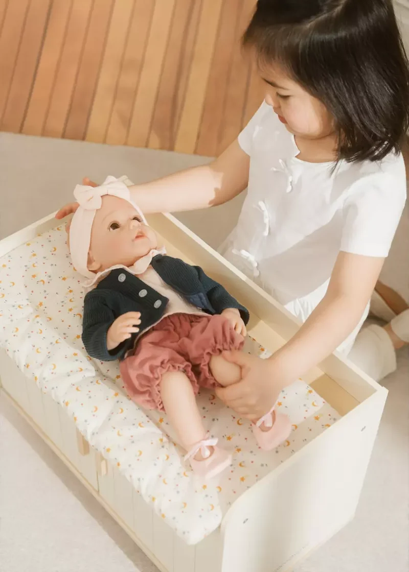 Wooden Dolls’ Changing Table