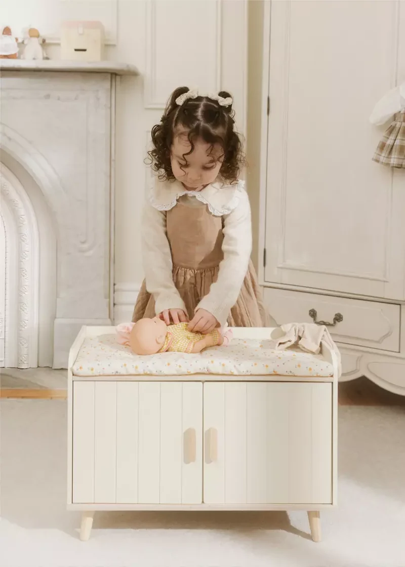 Wooden Dolls’ Changing Table