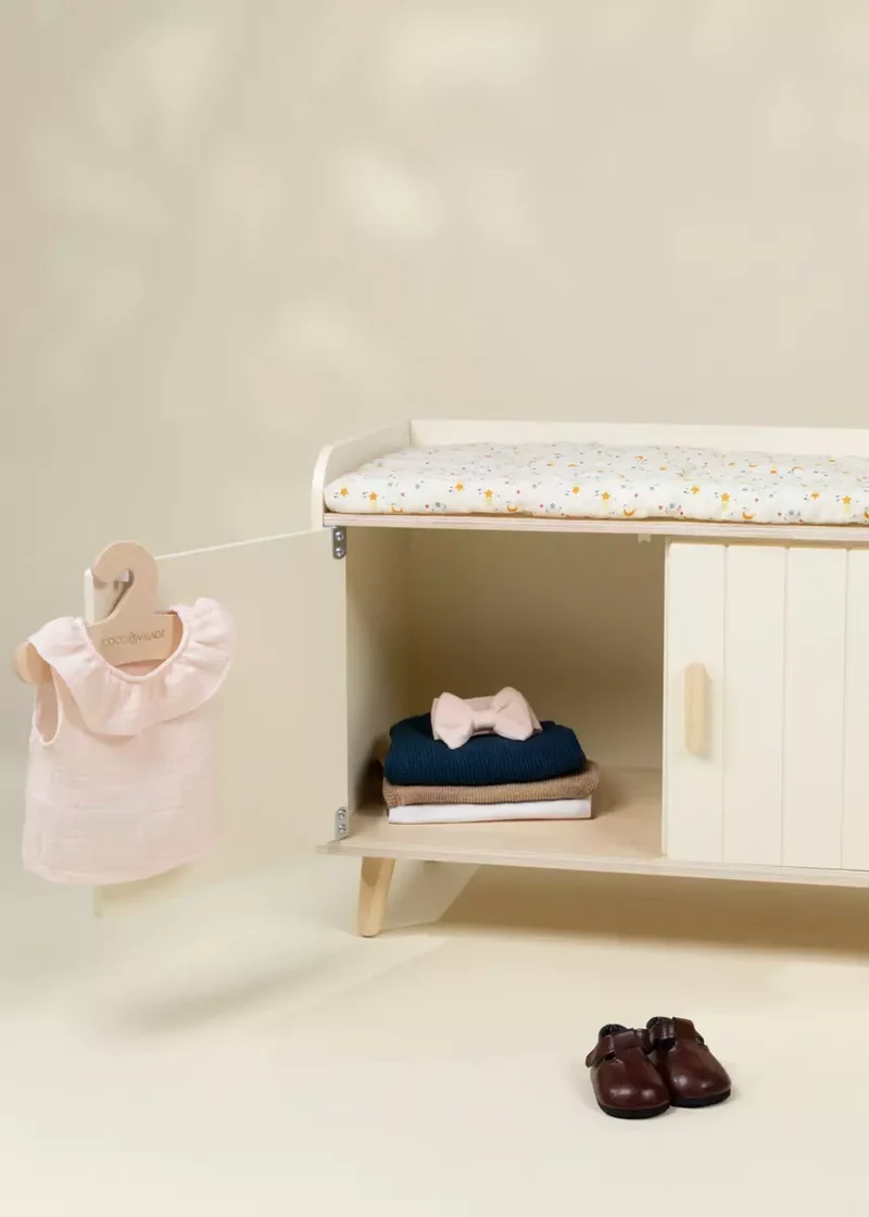 Wooden Dolls’ Changing Table