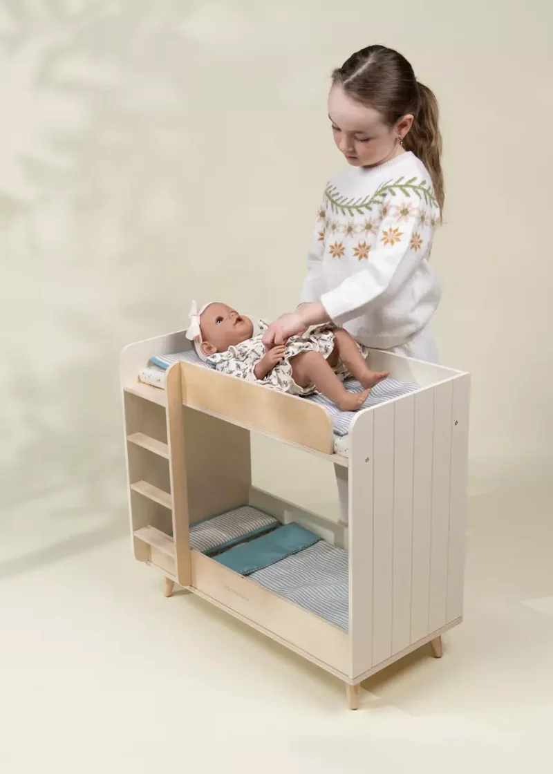 Wooden Dolls’ Bunk Bed