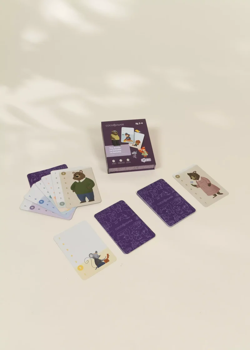 Forest Animals Battle Card Game (42 Cards)