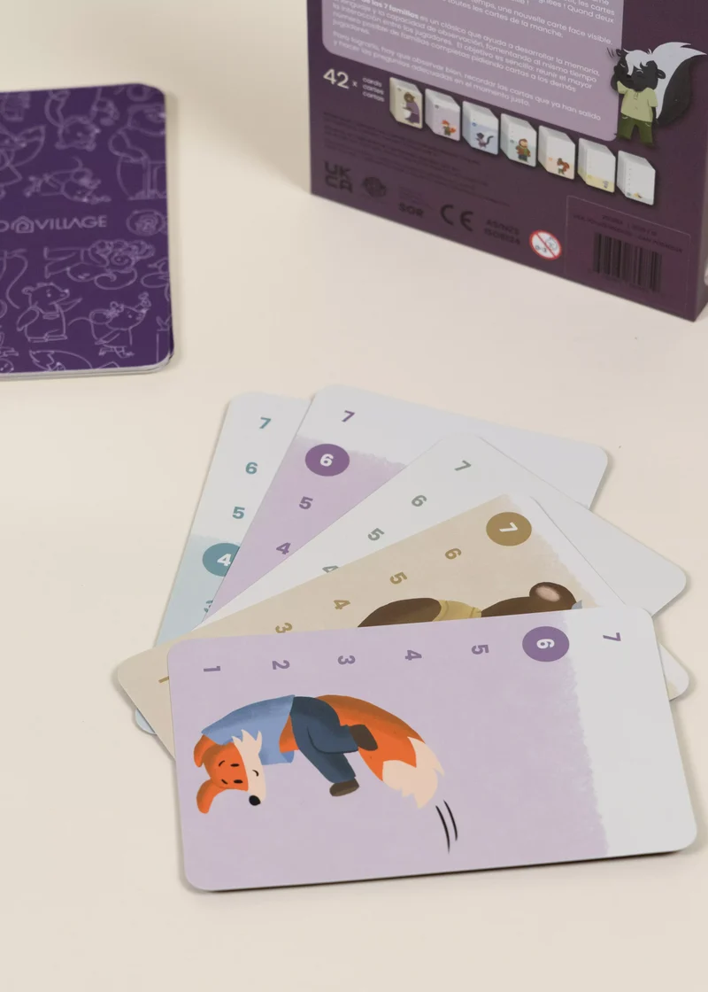 Forest Animals Battle Card Game (42 Cards)