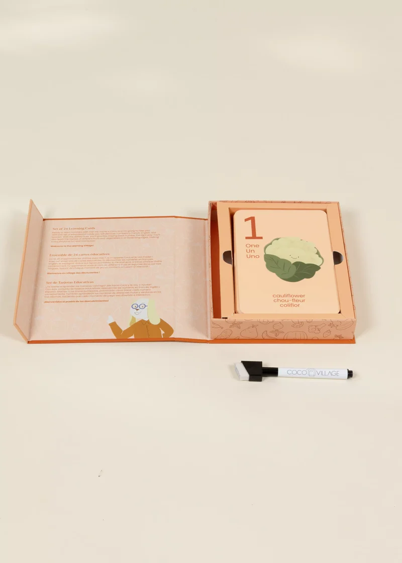 Set of 24 Learning Cards – Numbers